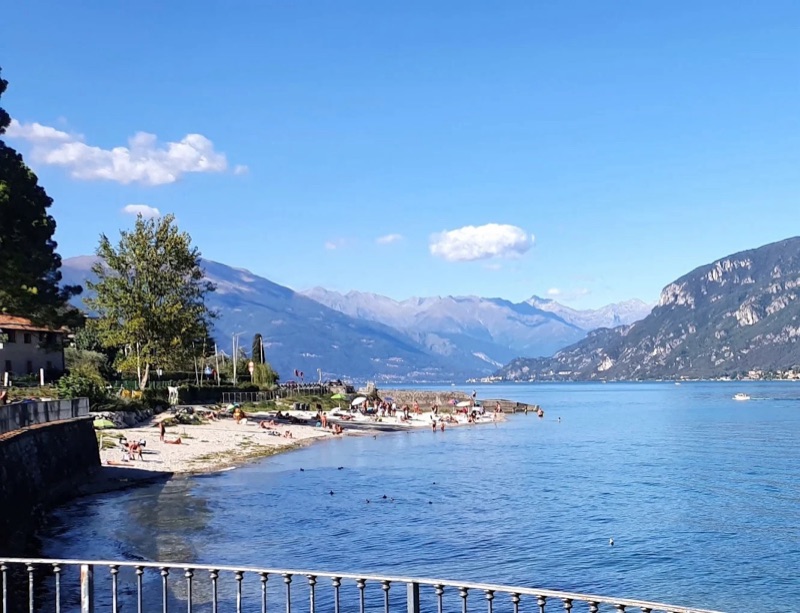 Onno beach on Lake Como